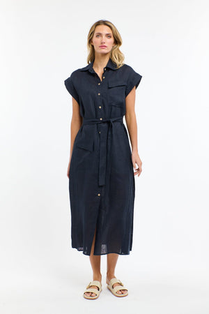 365 DAYS Estivo Linen Dress DRESS - Zabecca Living