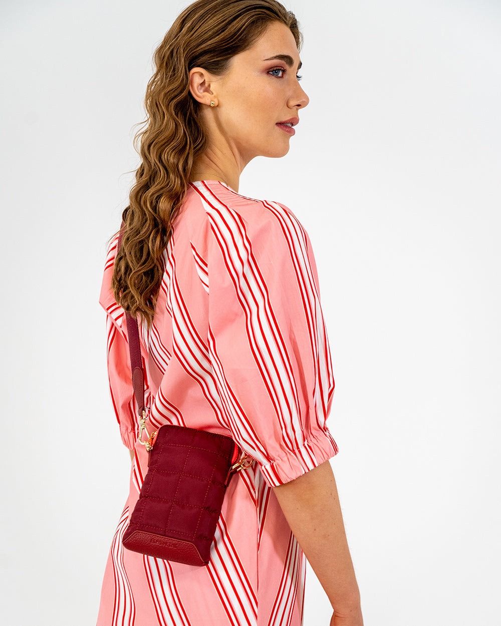 ELMS + KING Baker Phone Bag - Burgundy