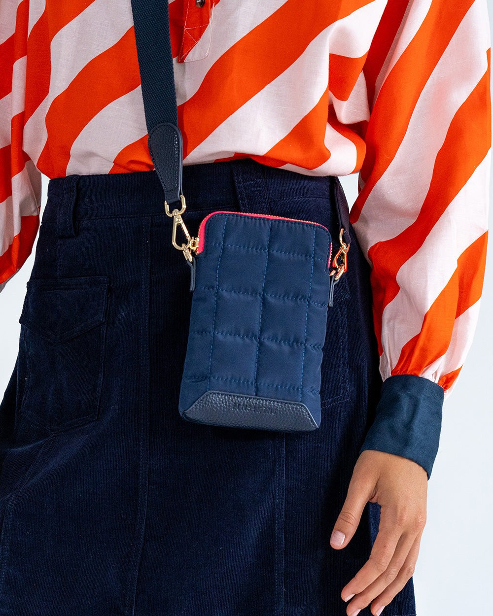 ELMS + KING Baker Phone Bag - French Navy