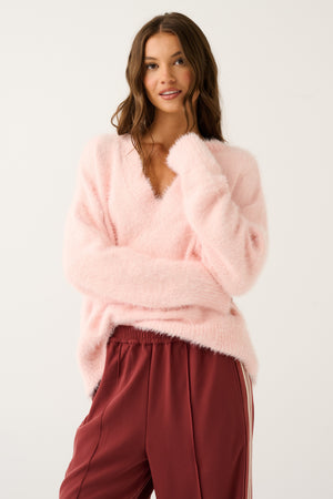 CARTEL & WILLOW Emmie Knit Sweater - Blush