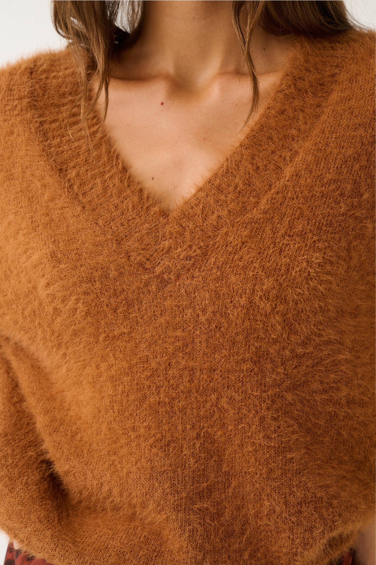 CARTEL & WILLOW Emmie Knit Sweater - Toffee