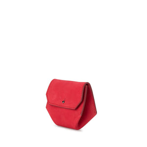 BE HOLD Bifold Leather Wallet - Corallo Red