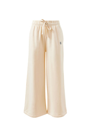 CERES LIFE Ivy Wide Leg Trackpant - Marshmallow