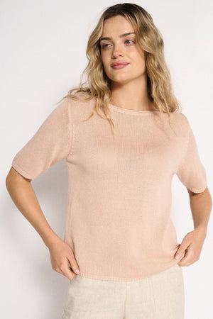 LITTLE LIES Spring Tee - Dusty Pink