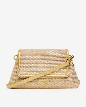 ELMS + KING Lugano Crossbody - Gold Weave