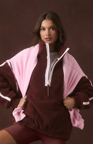 CARTEL & WILLOW Margot Pullover - Mulberry