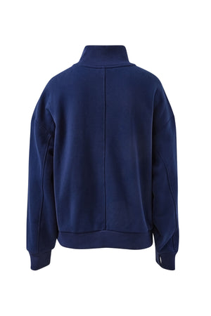 CERES LIFE Marli Button Sweat - Heritage Navy