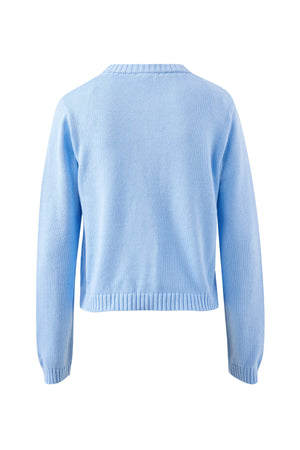 CERES LIFE Nelly Long Sleeve Knit Cardi - China Blue