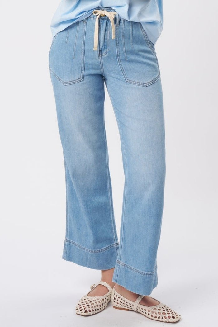 KIREINA Sofia Pant - Sky Blue