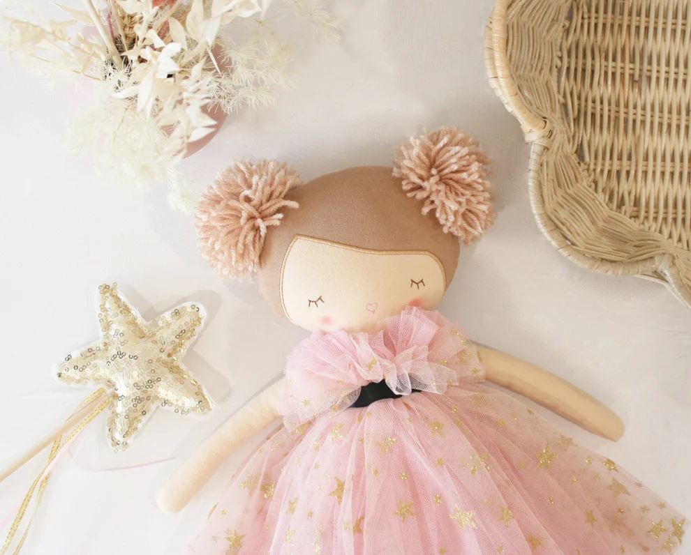 ALIMROSE Halle Ballerina Doll 48cm - Fair/Strawberry Blonde PRE-SCHOOL (3-5 Yrs) - Zabecca Living