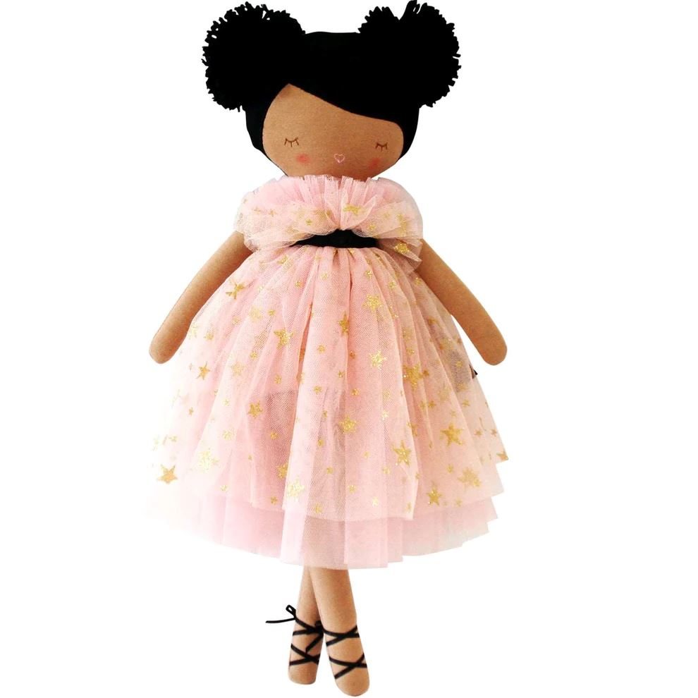 ALIMROSE Halle Ballerina Doll 48cm - Light Brown/Ebony PRE-SCHOOL (3-5 Yrs) - Zabecca Living
