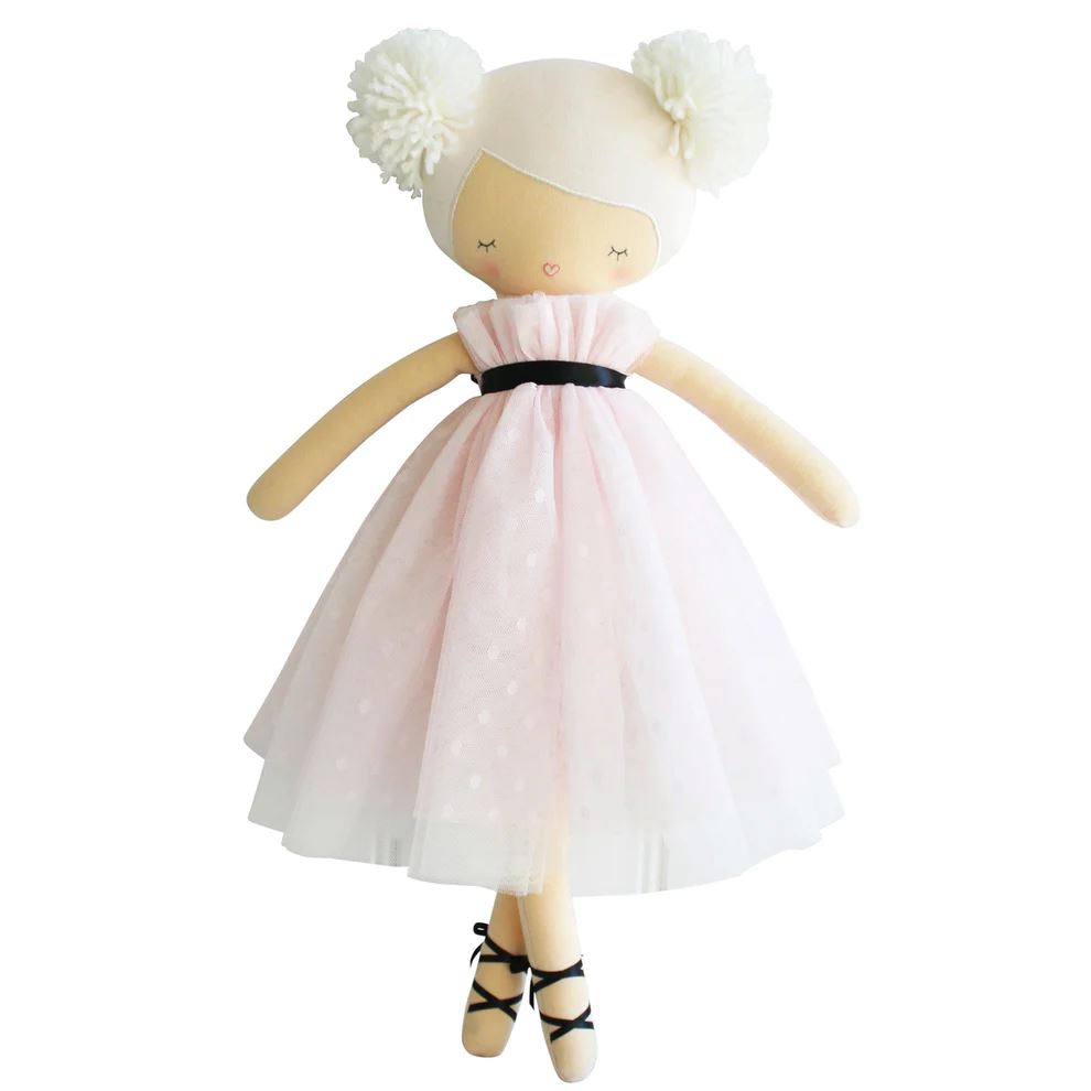 ALIMROSE Scarlett Pom Pom Doll 48cm - Pink PRE-SCHOOL (3-5 Yrs) - Zabecca Living