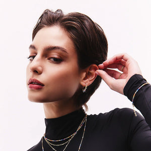 ALISIA Gold Hoop Earrings - Mirage Earrings - Zabecca Living