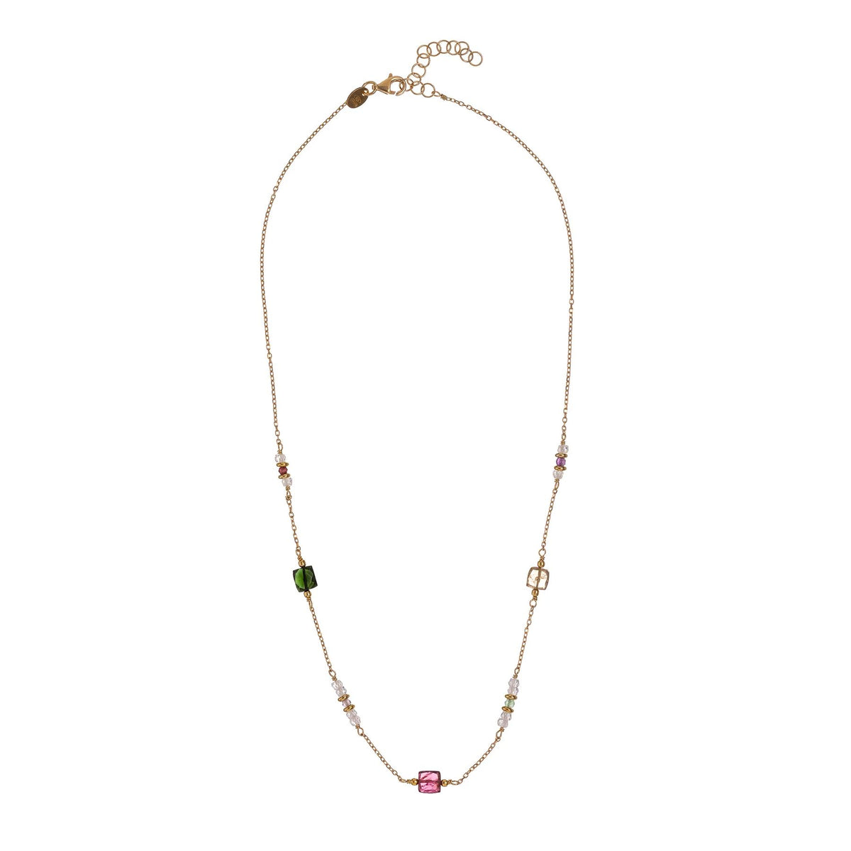 ALISIA Gold Necklace - Cardinal Simple Necklace - Zabecca Living