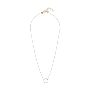 ALISIA Gold Necklace - Minimal Rod Necklace - Zabecca Living