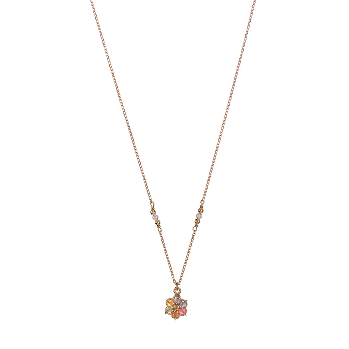 ALISIA Gold Necklace - Prim Rainbow Necklace - Zabecca Living