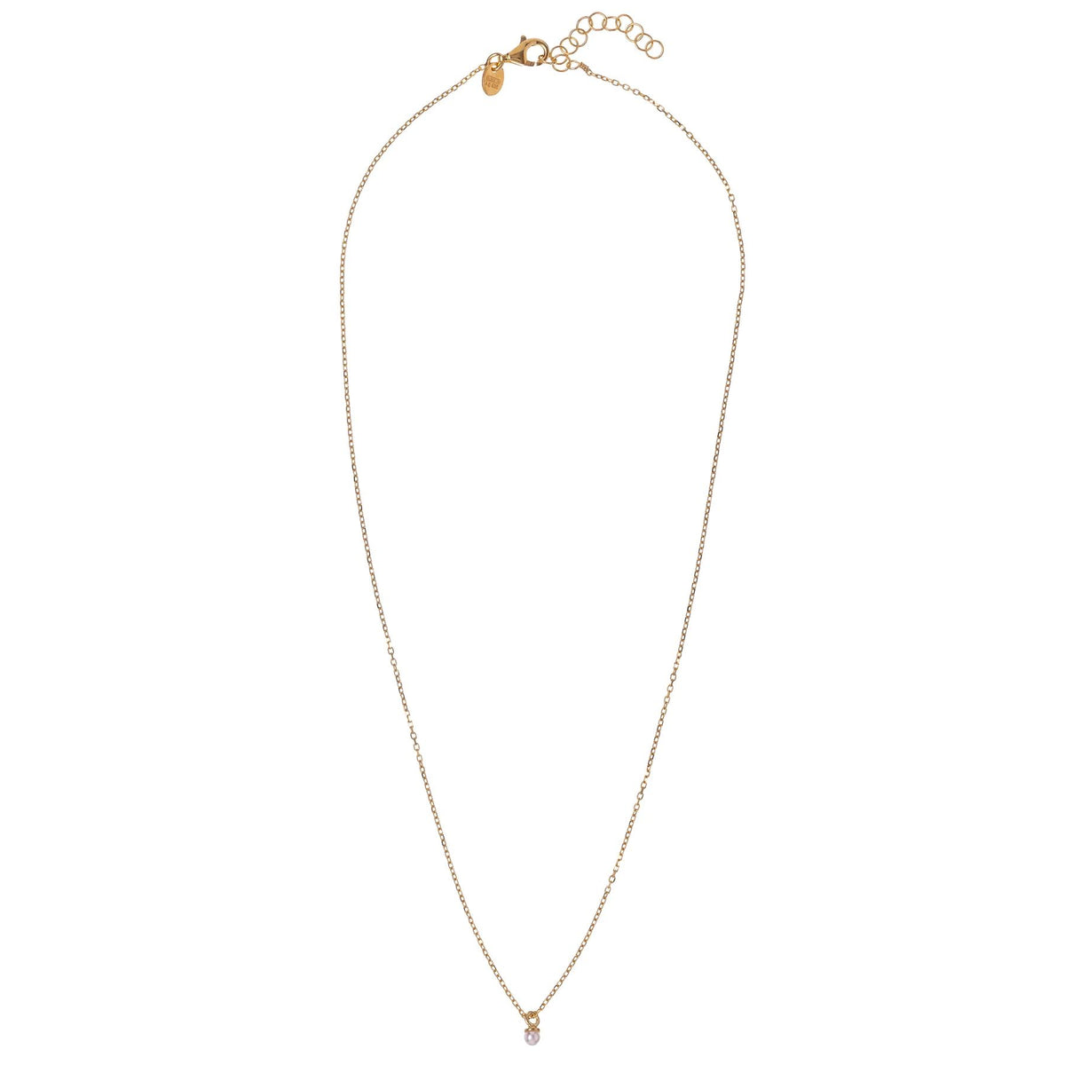 ALISIA Gold Pearl Pendant Necklace - Almeria Necklace - Zabecca Living