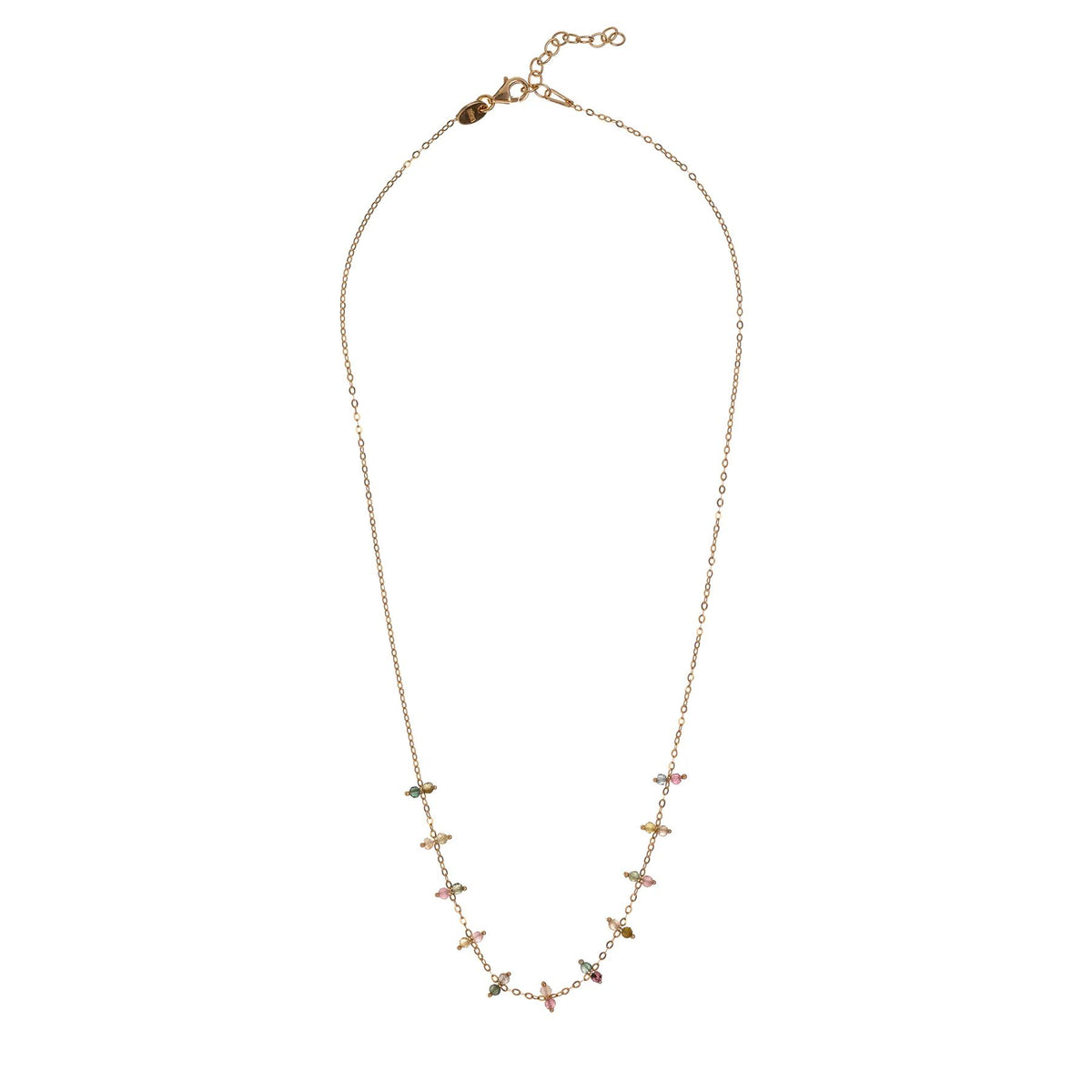 ALISIA Gold Tormalina Necklace - Cinnamon Necklace - Zabecca Living