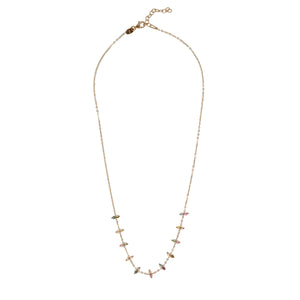 ALISIA Gold Tormalina Necklace - Cinnamon Necklace - Zabecca Living