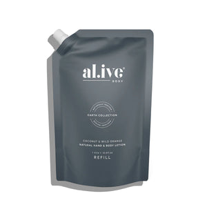 AL.IVE BODY Lotion Refill - Coconut & Wild Orange BODY CREAM - Zabecca Living