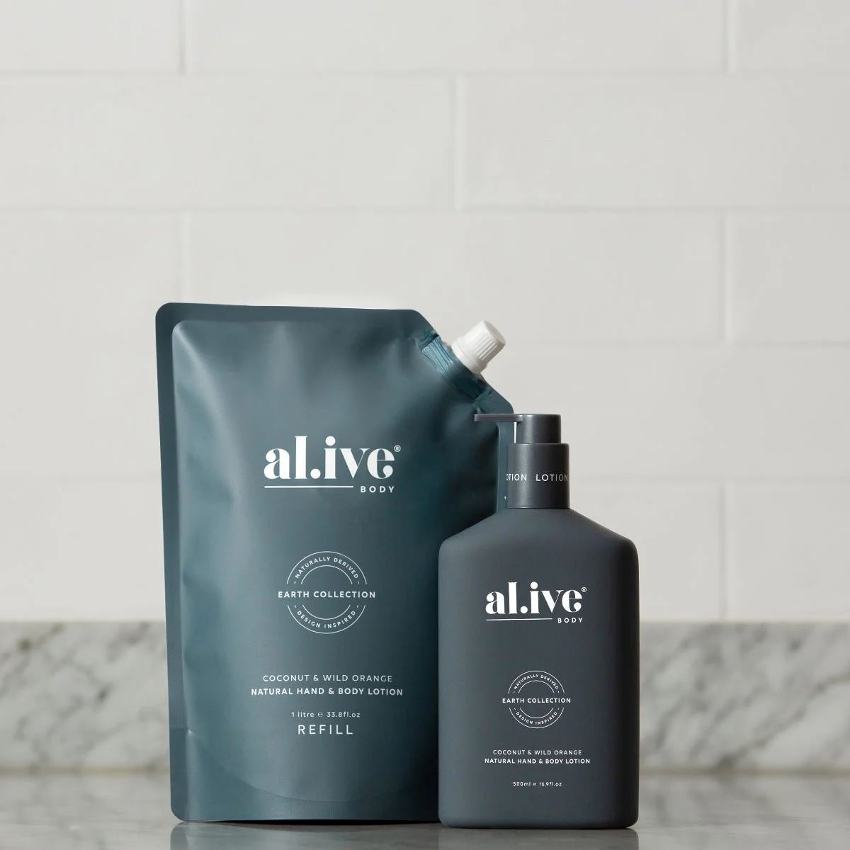 AL.IVE BODY Lotion Refill - Coconut & Wild Orange BODY CREAM - Zabecca Living