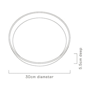 ANGUS & CELESTE Australian Botanicals Server Bowl - Wattle Sprigs bowl - Zabecca Living