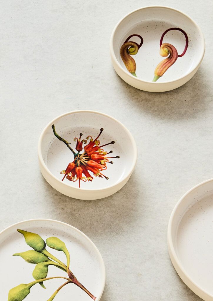 ANGUS & CELESTE Australian Botanicals Side Bowl - Grevillea Blossom bowl - Zabecca Living