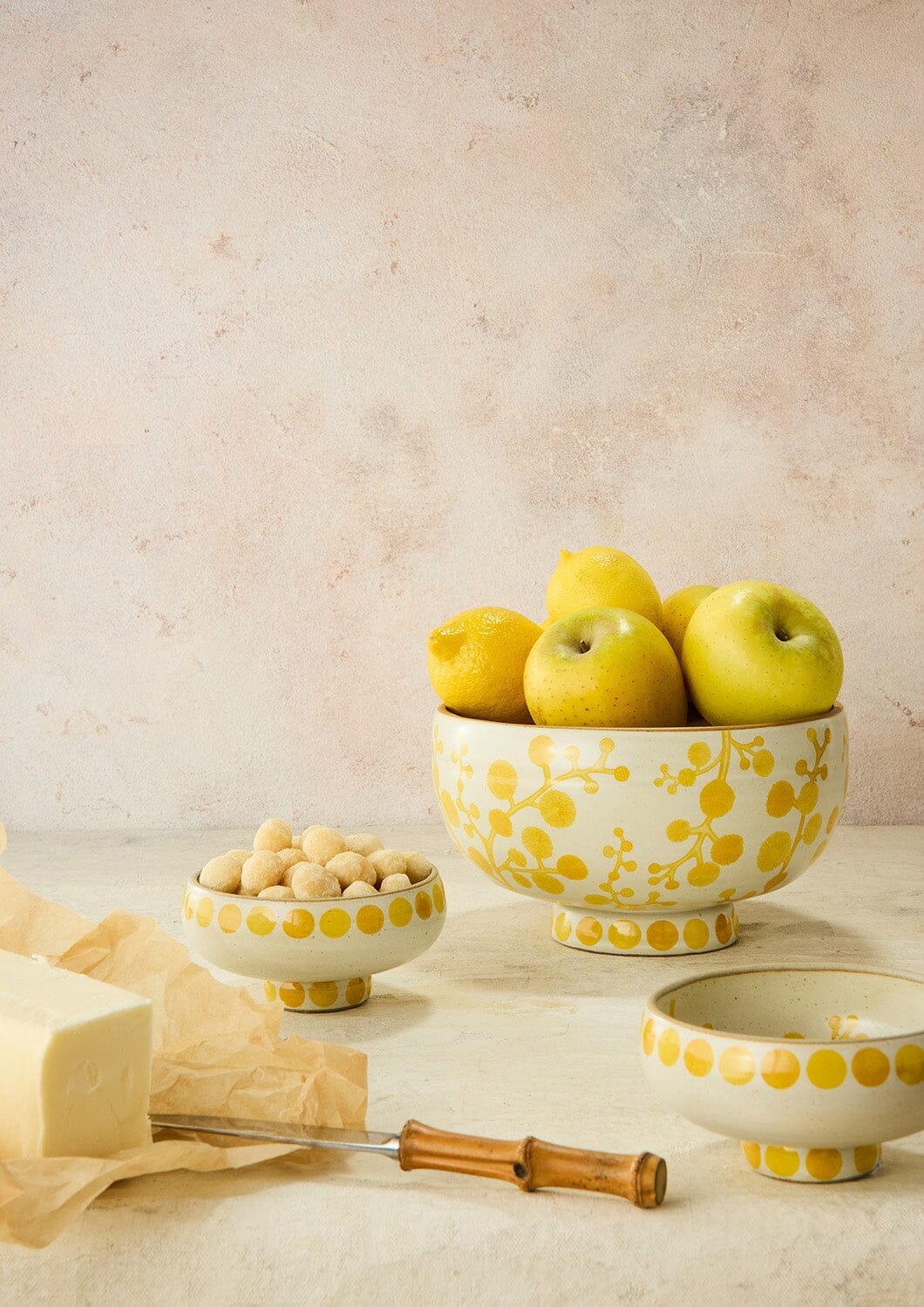 ANGUS & CELESTE Bushland Salad Bowl - Wattle bowl - Zabecca Living
