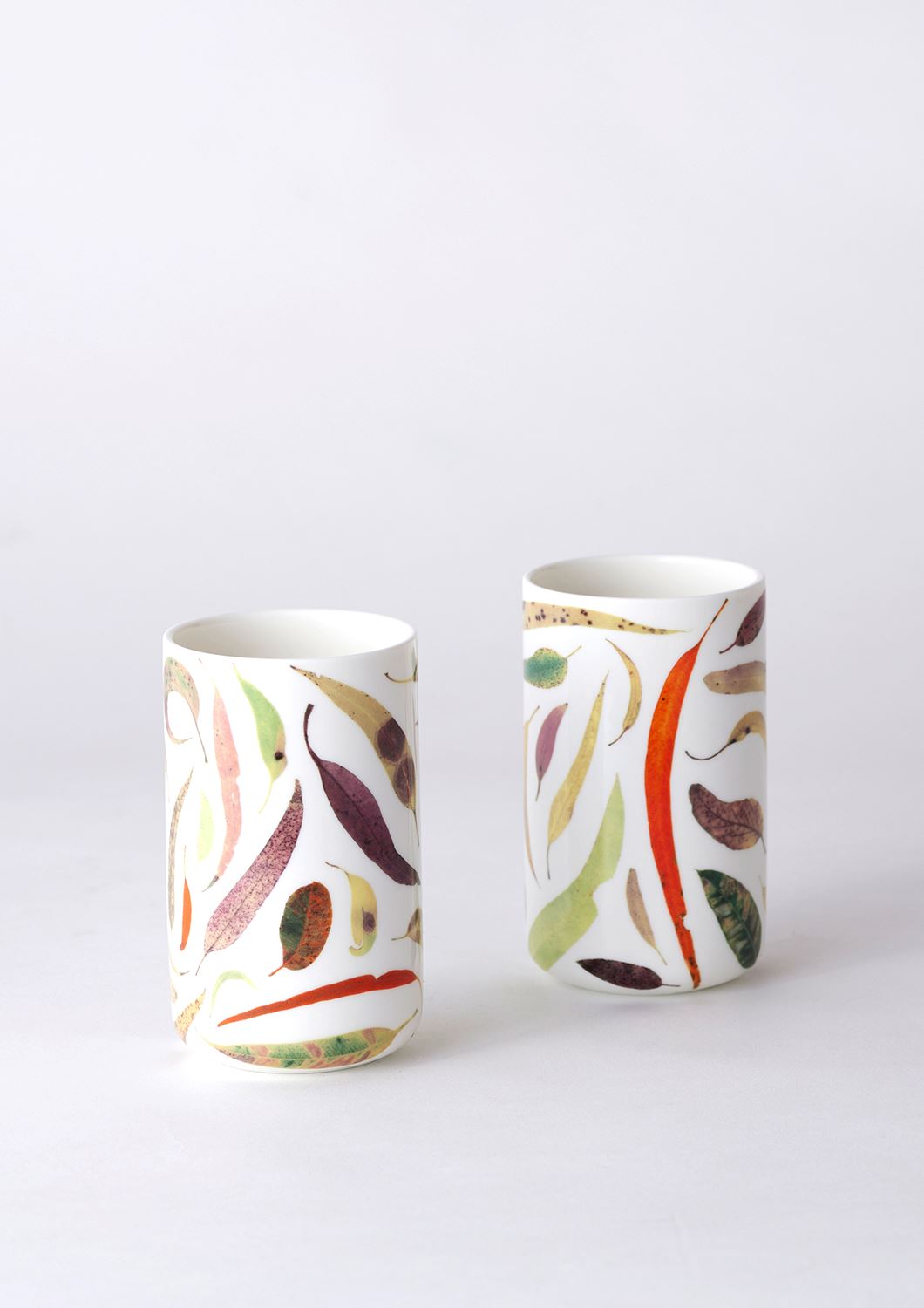 ANGUS & CELESTE Ceramic Tumblers Two Set - Wattle Blossom COFFEE, TEA & DRINKS - Zabecca Living