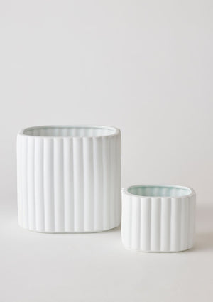 ANGUS & CELESTE Modular Stack Planter - White POT - Zabecca Living