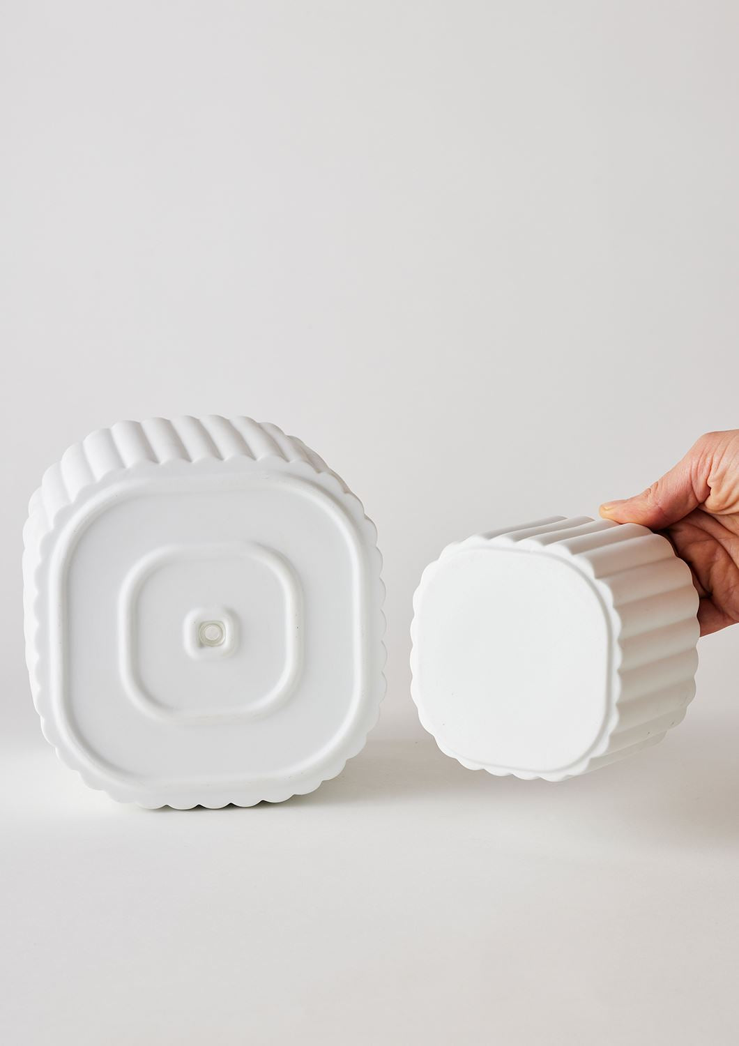 ANGUS & CELESTE Modular Stack Planter - White POT - Zabecca Living