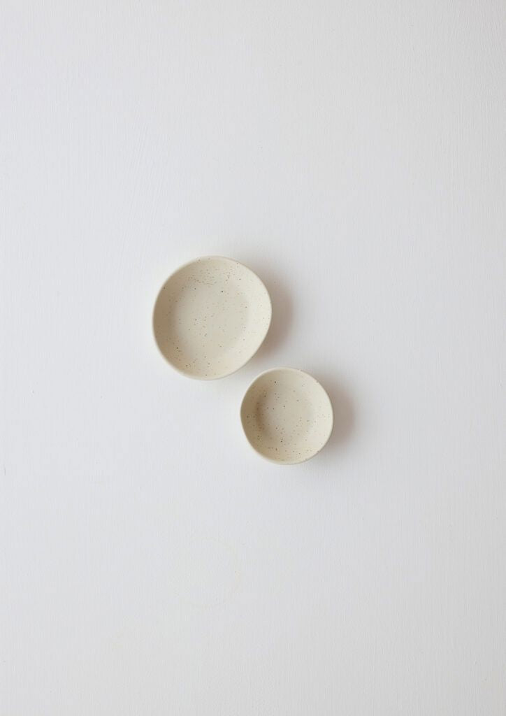 ANGUS & CELESTE Soirée Dipping Bowls Two Set - Oatmeal bowl - Zabecca Living