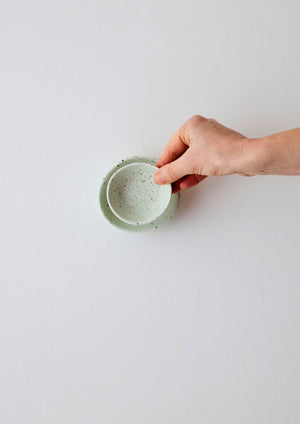 ANGUS & CELESTE Soirée Dipping Bowls Two Set - Pistachio bowl - Zabecca Living
