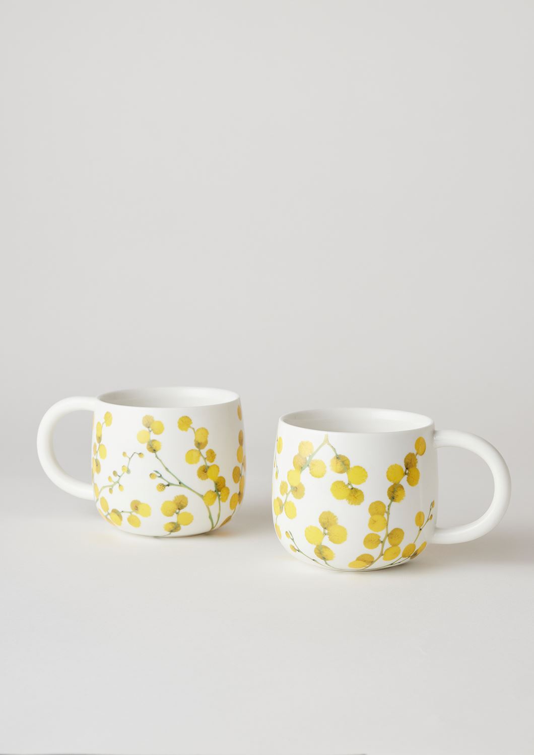 ANGUS & CELESTE Sunny Day Mugs Two Set - Wattle Blossom COFFEE, TEA & DRINKS - Zabecca Living