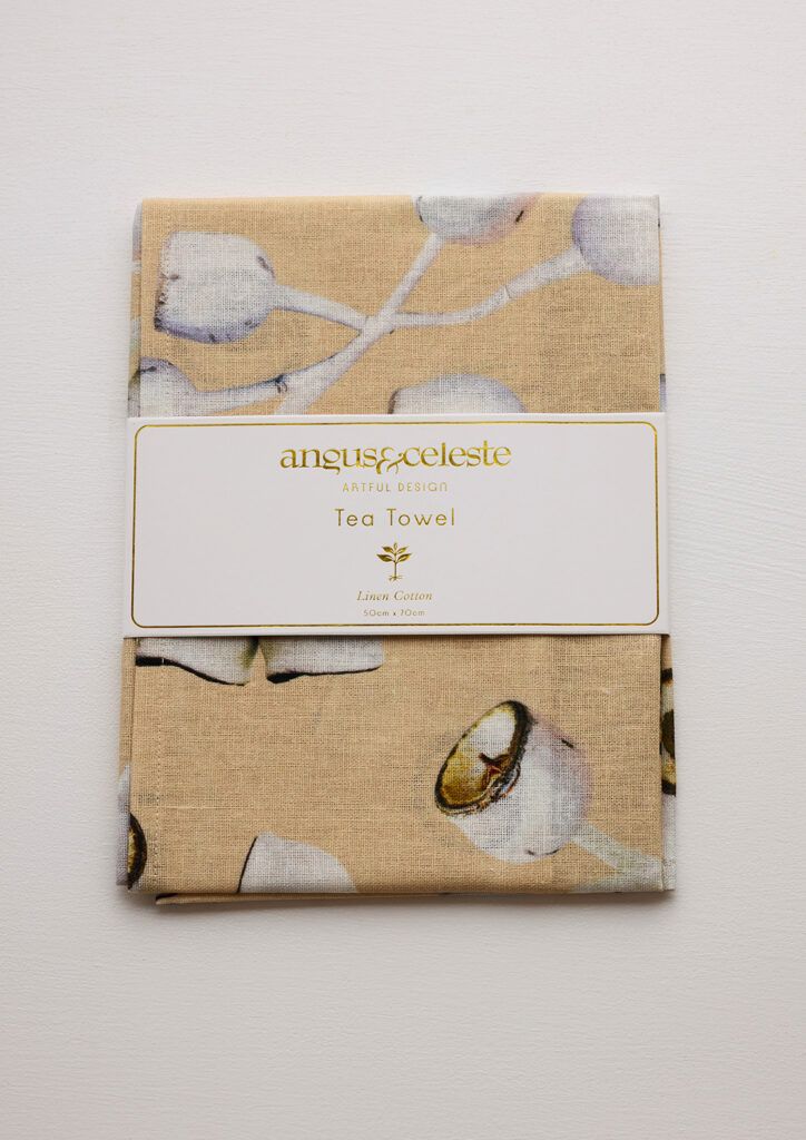 ANGUS & CELESTE Tea Towel - Ghost Gum TEA TOWEL - Zabecca Living