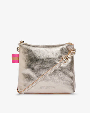 ARLINGTON MILNE Alexis Crossbody - Gold HANDBAG - Zabecca Living