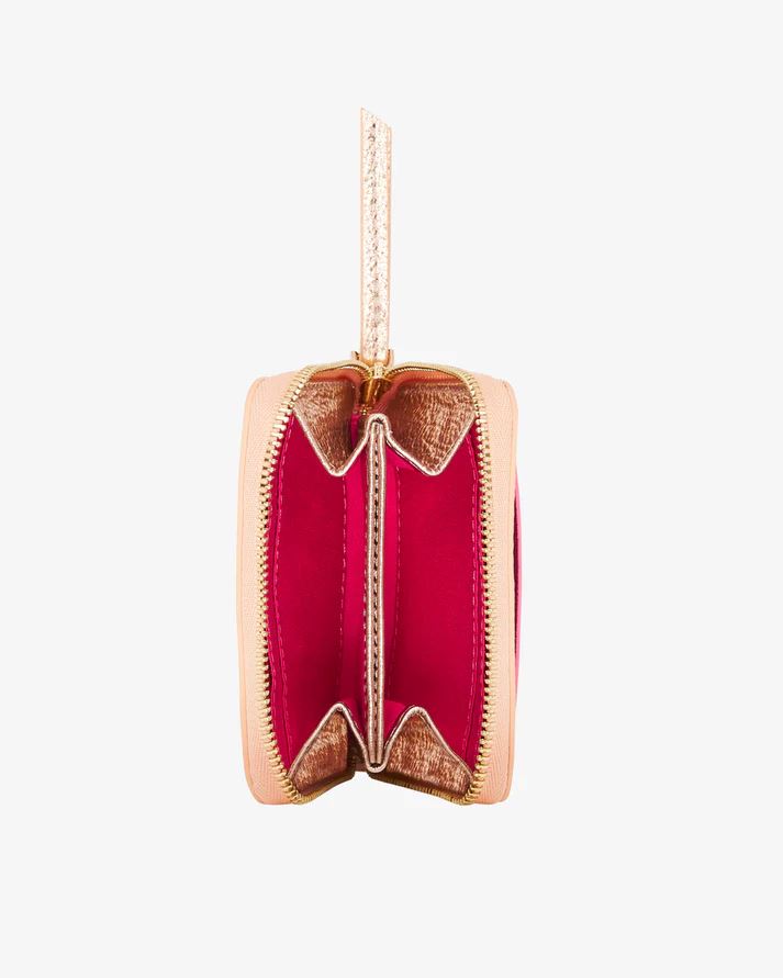 ARLINGTON MILNE Alexis Zip Purse - Rose Gold Multi Purse - Zabecca Living