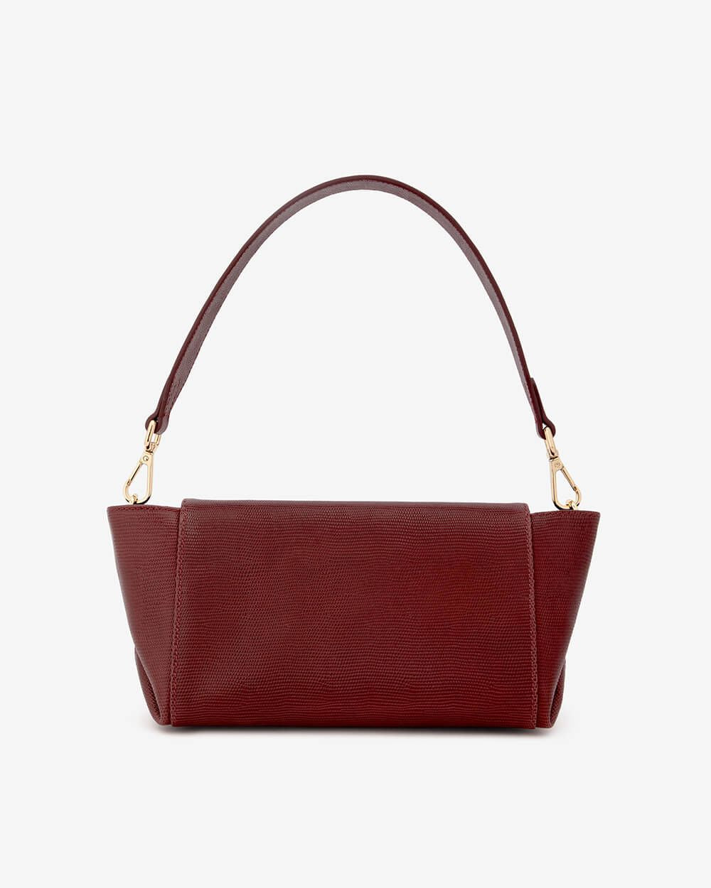 ARLINGTON MILNE Aurora Bag - Garnet Lizard HANDBAG - Zabecca Living