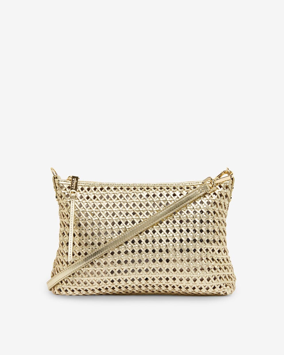 ARLINGTON MILNE Baby Sophia - Gold Weave HANDBAG - Zabecca Living