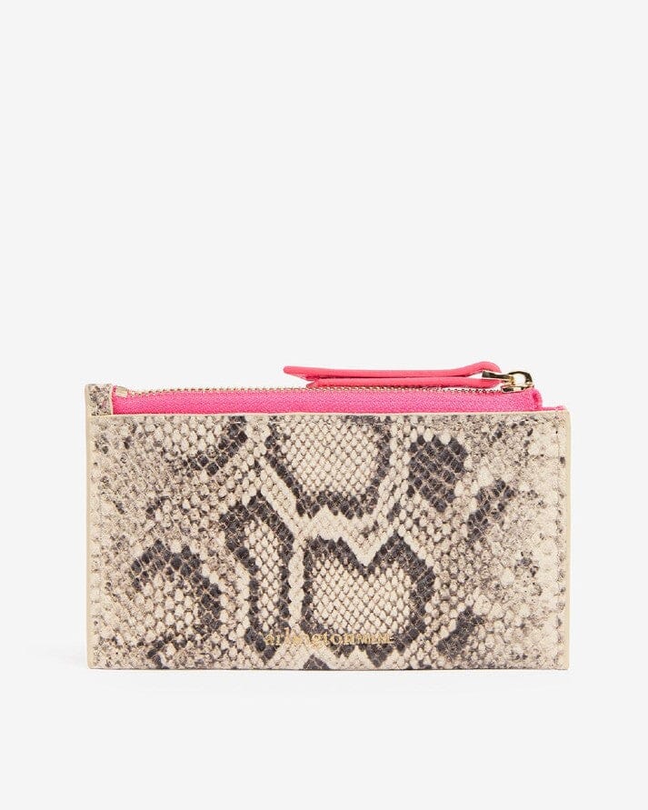 ARLINGTON MILNE Compact Wallet - Snake HANDBAG - Zabecca Living