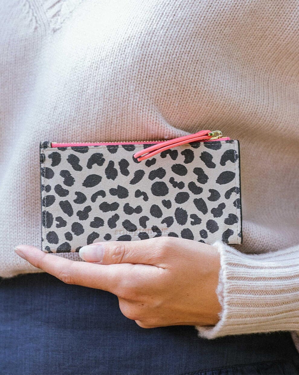 ARLINGTON MILNE Compact Wallet - Spot Suede HANDBAG - Zabecca Living