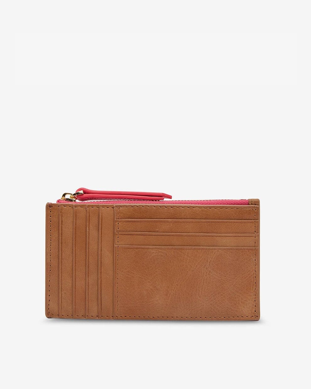 ARLINGTON MILNE Compact Wallet - Vintage Tan HANDBAG - Zabecca Living