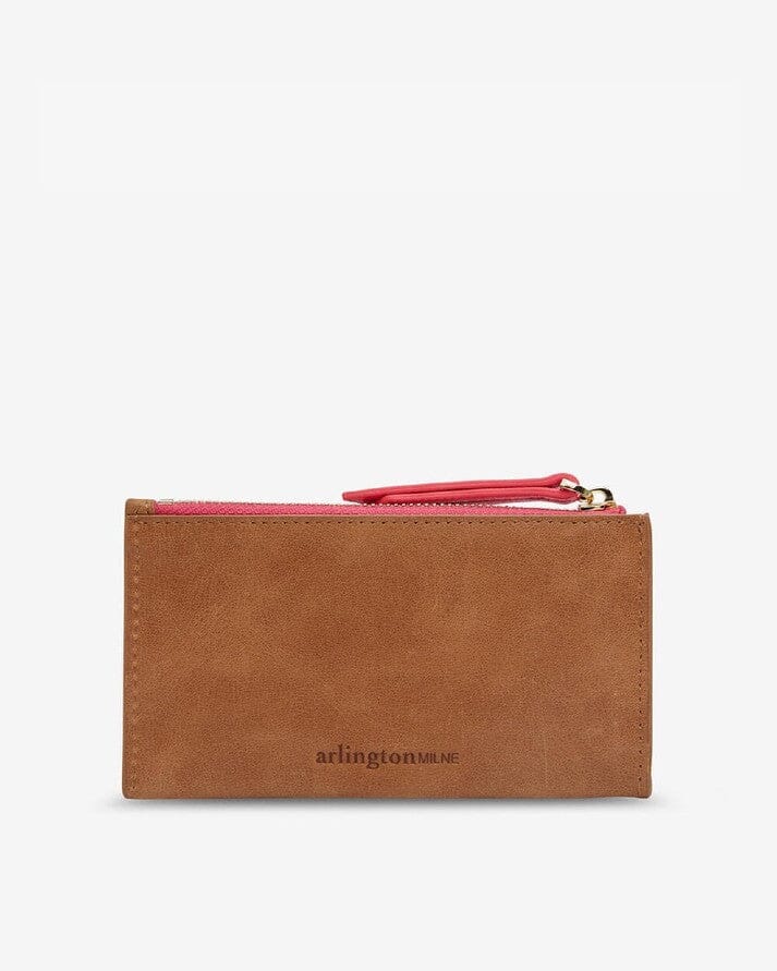ARLINGTON MILNE Compact Wallet - Vintage Tan HANDBAG - Zabecca Living