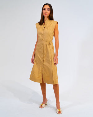 ARLINGTON MILNE Iris Dress - Camel Dress - Zabecca Living