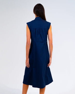 ARLINGTON MILNE Iris Dress - Navy Dress - Zabecca Living