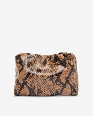 ARLINGTON MILNE Martha Bag - Caramel Python HANDBAG - Zabecca Living