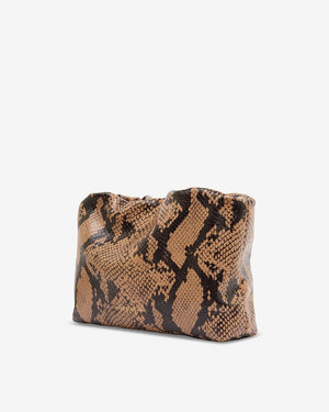 ARLINGTON MILNE Martha Bag - Caramel Python HANDBAG - Zabecca Living