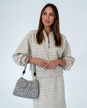 ARLINGTON MILNE Martha Bag - Spot Suede HANDBAG - Zabecca Living