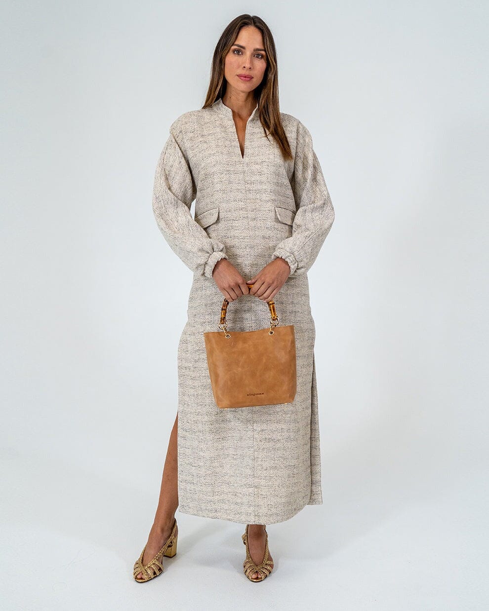 ARLINGTON MILNE Maya Tote - Vintage Tan HANDBAG - Zabecca Living