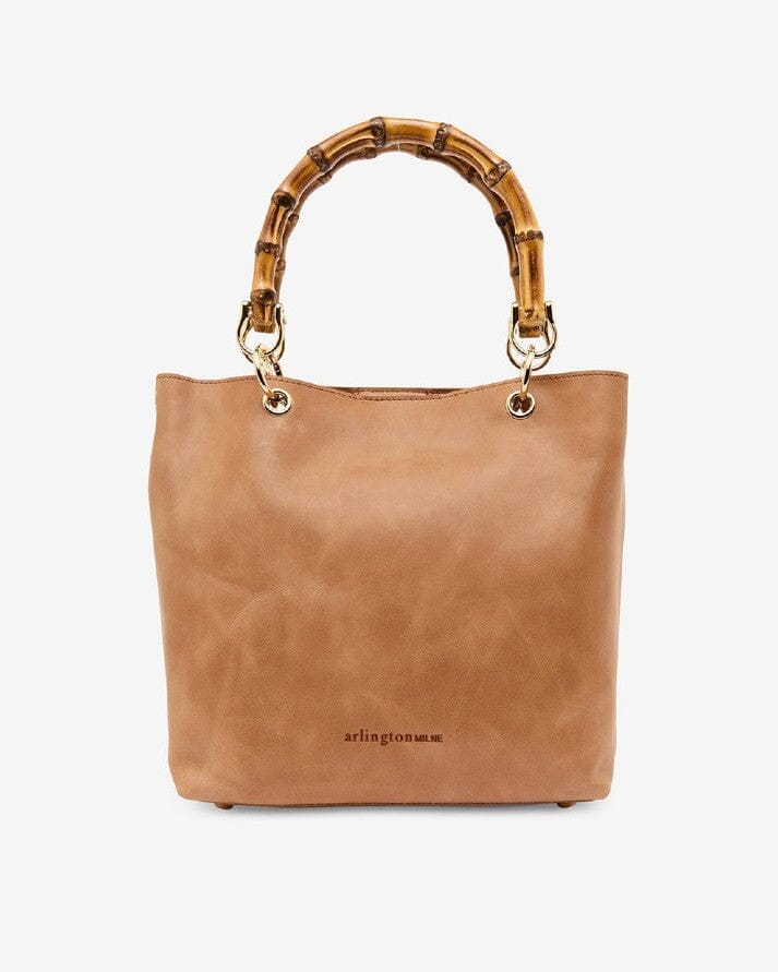 ARLINGTON MILNE Maya Tote - Vintage Tan HANDBAG - Zabecca Living